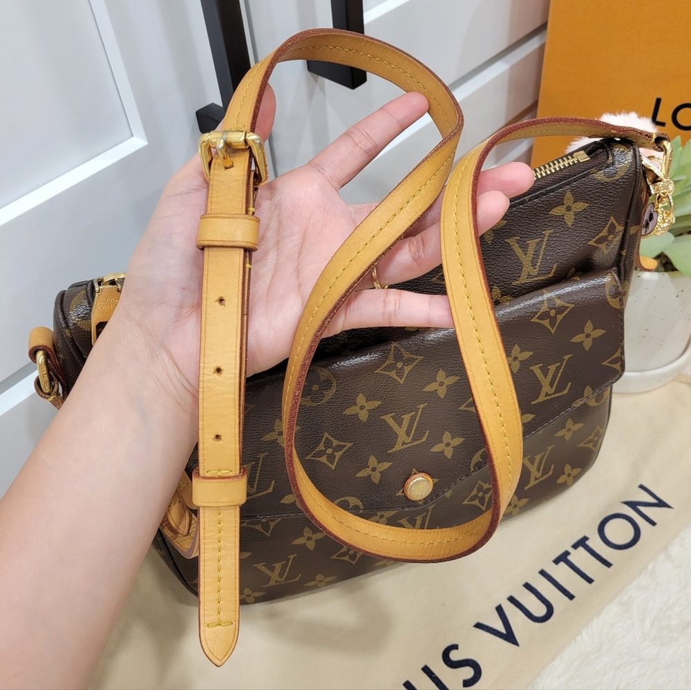 💕DISCONTINUED Very Rare Crossbody/Shoulder LOUIS VUITTON Mabillon Monogram - Picture 6 of 17